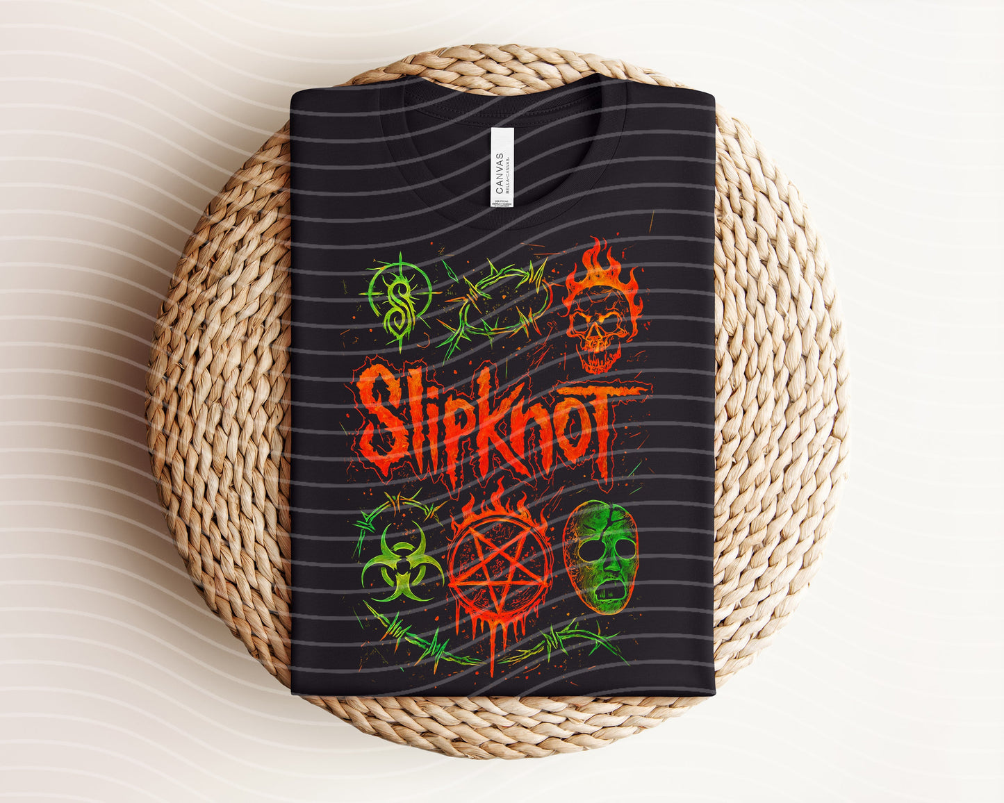 Slipknot Neon Graphic Tee