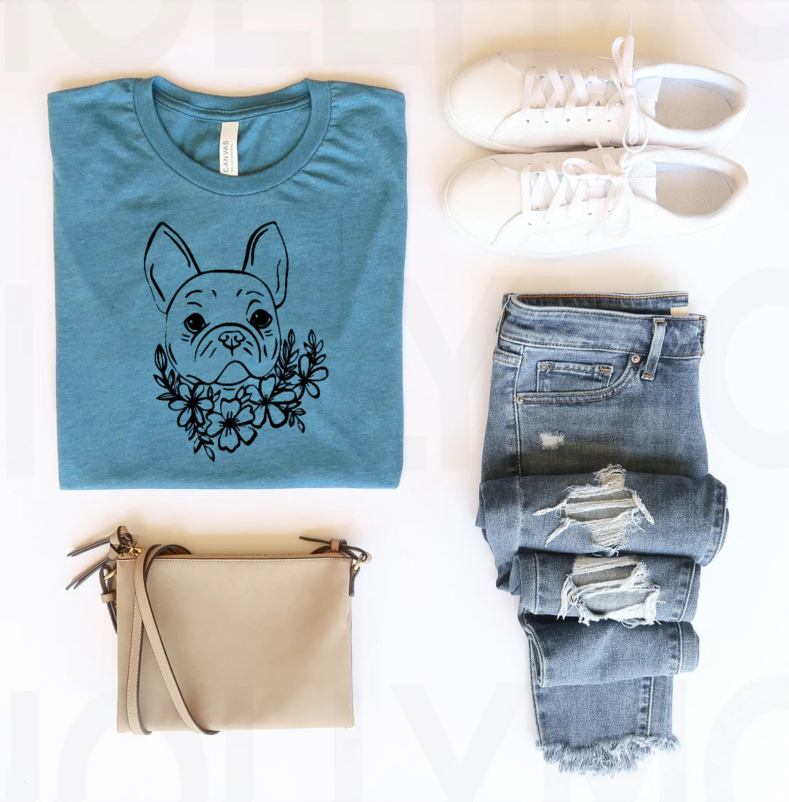 Floral Frenchy Graphic Tee