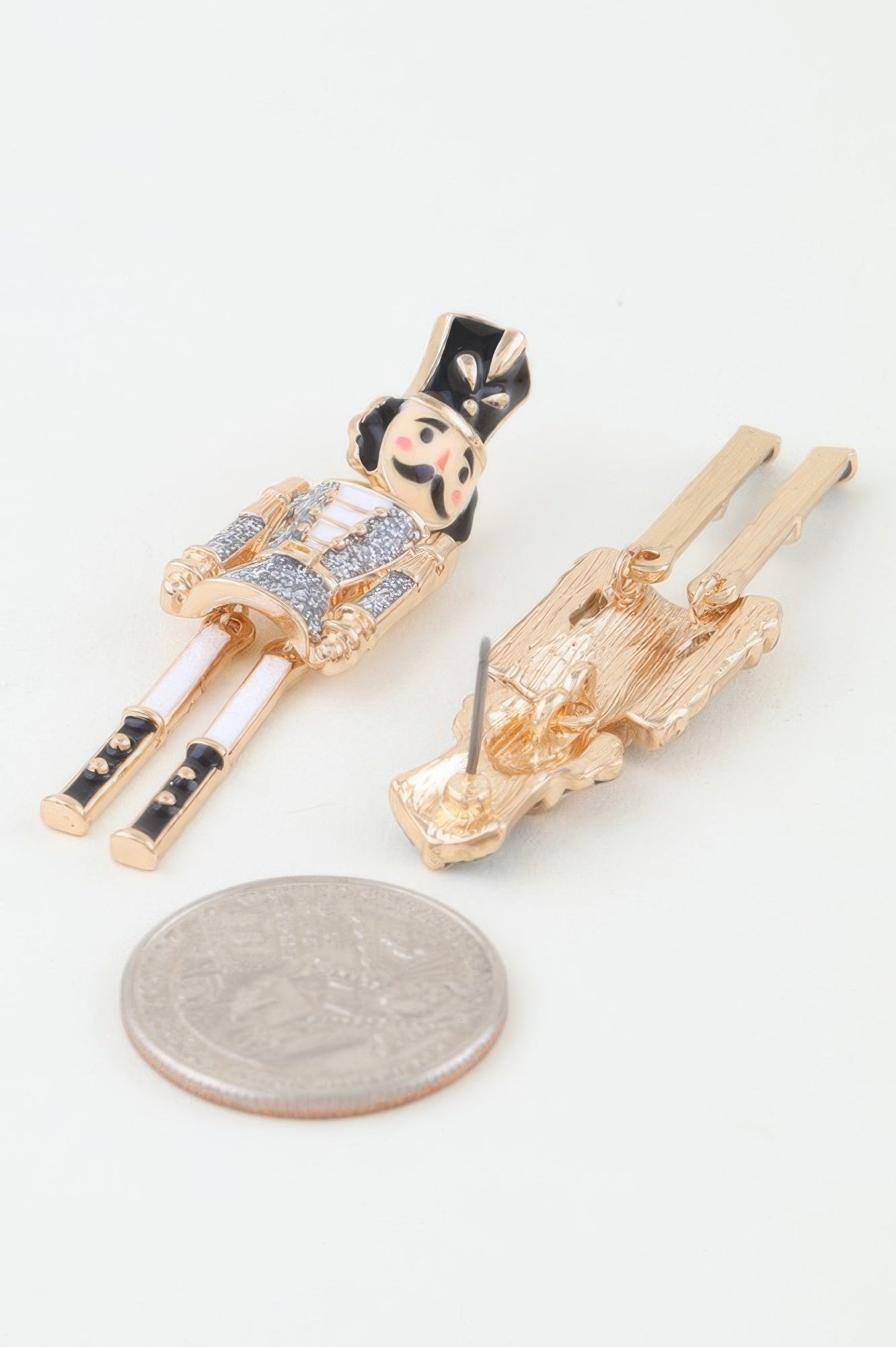 RADIO CITY Glitter Nutcracker Drop Earrings: BYMANYC ® New York-2