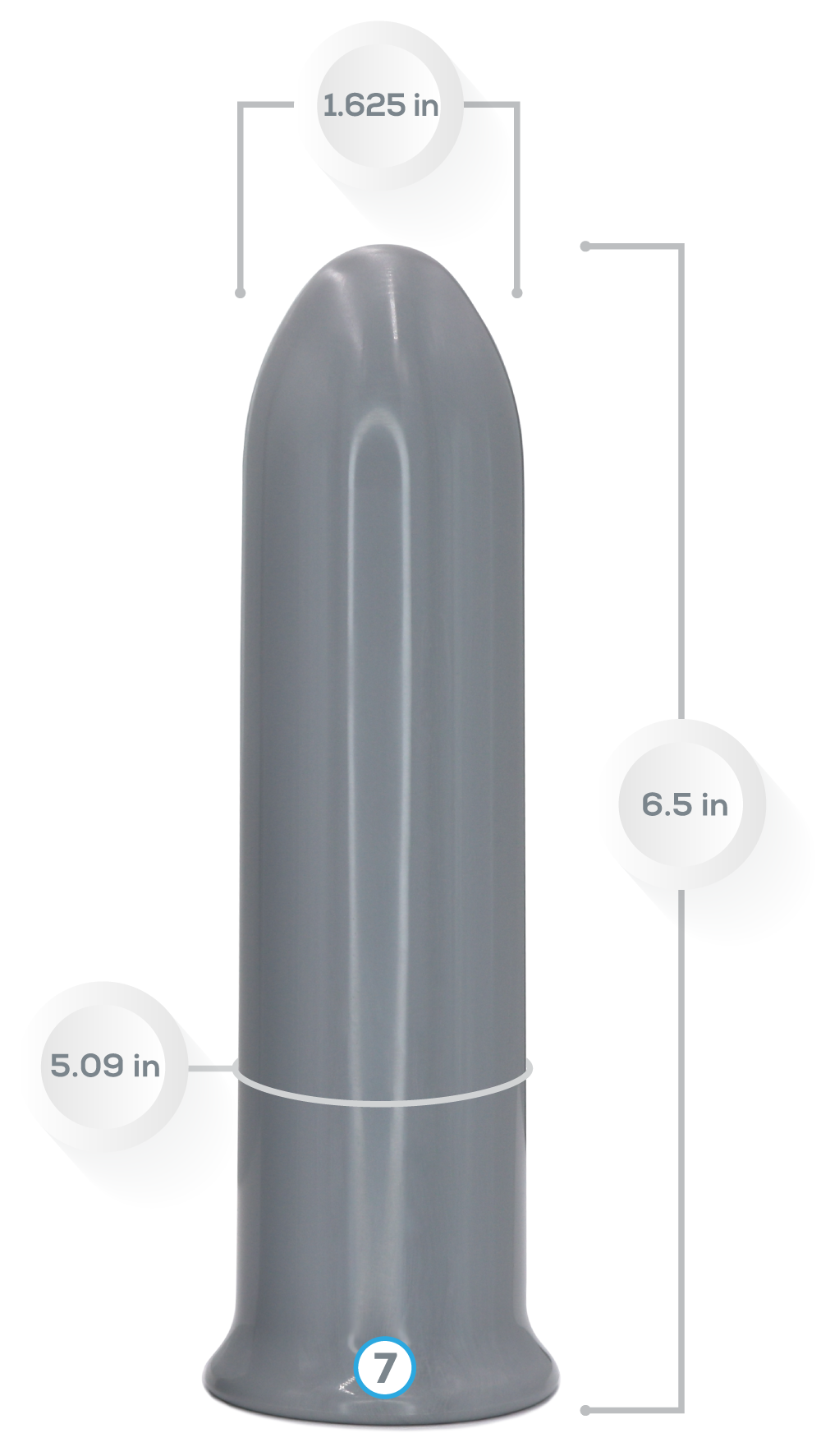 Large Unisex Smooth Rectal/Anal Trainer Set - Set of Three-3