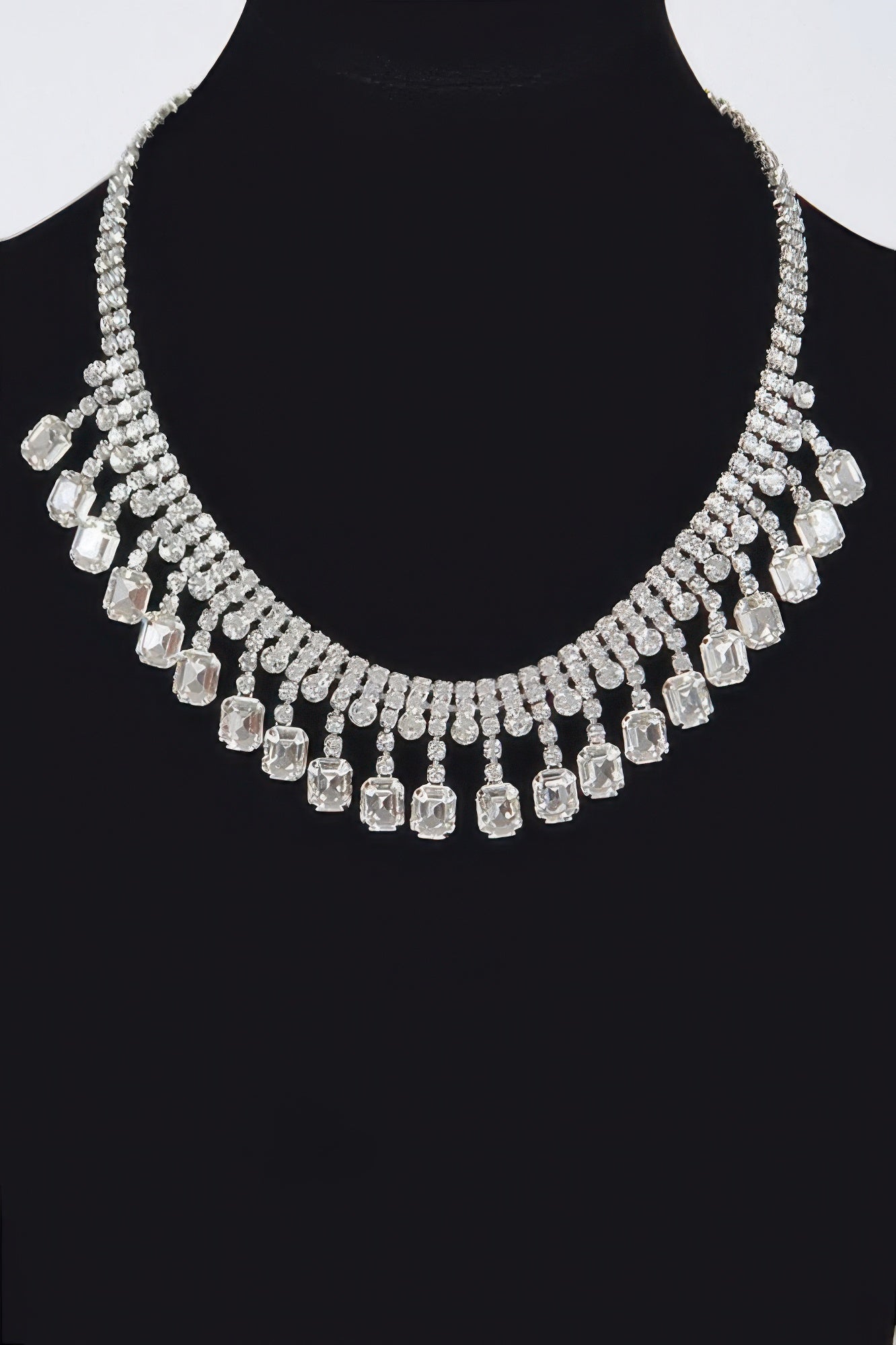 Rhinestone Choker Necklace | Glamorous BYMANYC ® New York-5