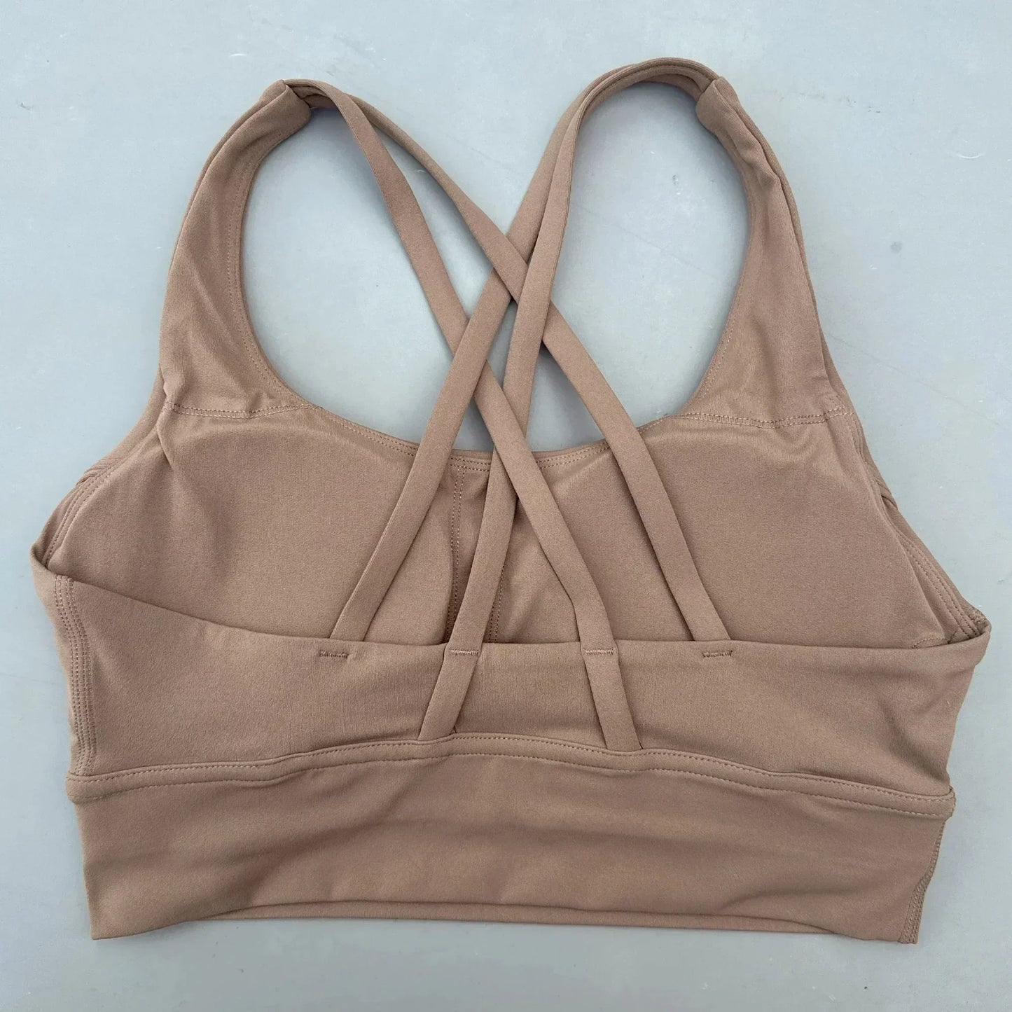 Solid Color Women Cross Fitness sport Bra soft high strength Tight Top Comprehensive Training Gym Yoga Underwear With Chest Pad
