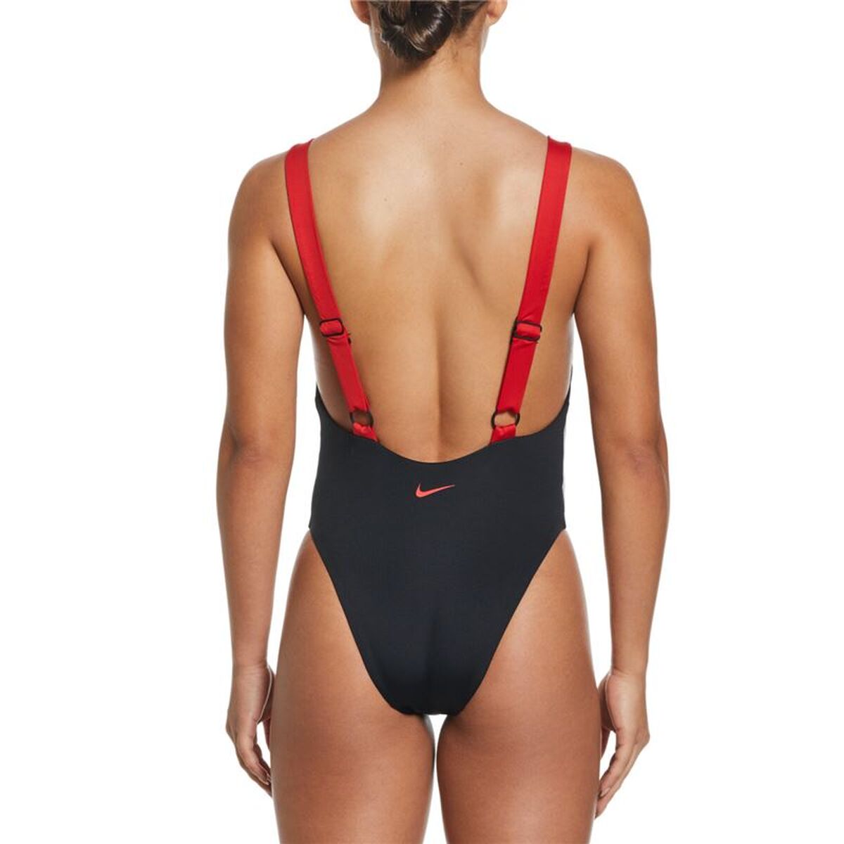 Women’s Bathing Costume Nike NESSD280-001 Black-2