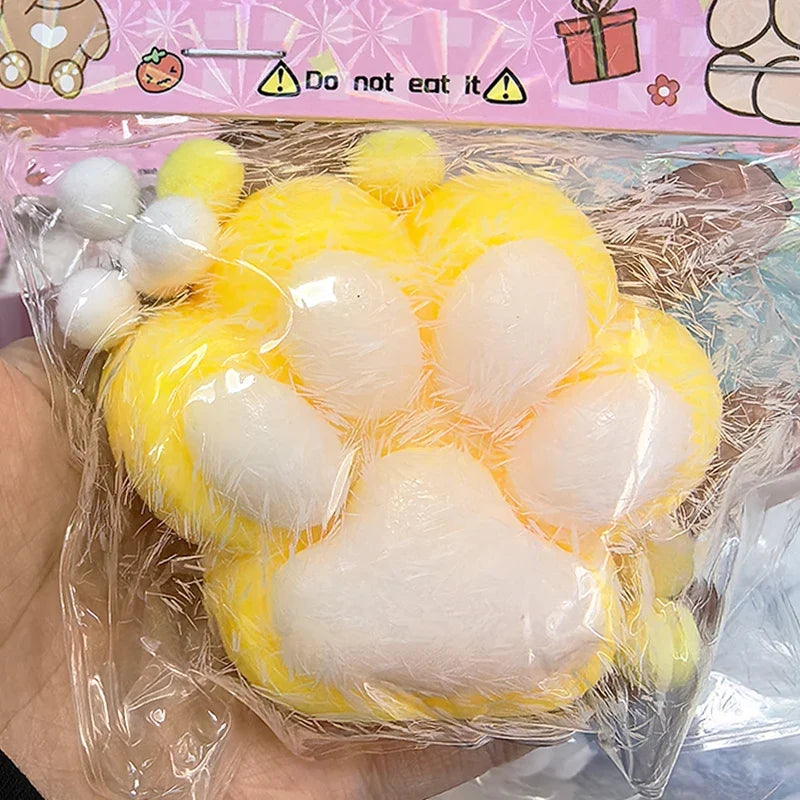 Squeeze Cat Paw Toy | Soft Sticky Stress Relief Squishy Gift