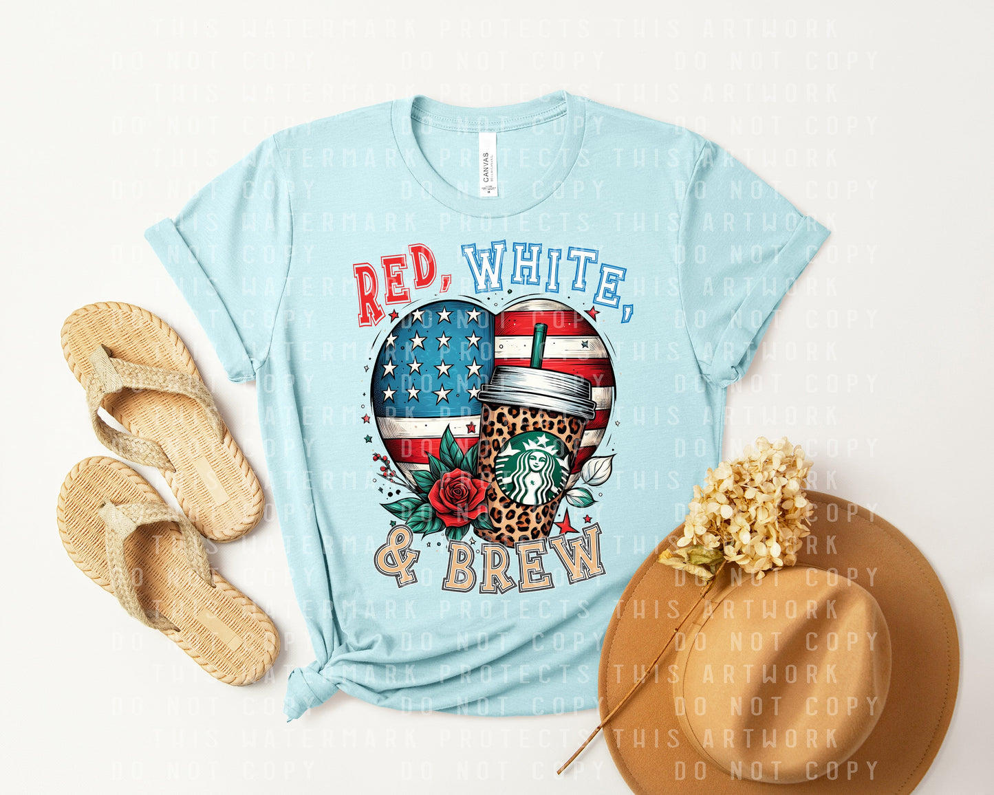 Red White & Brew Graphic Tee