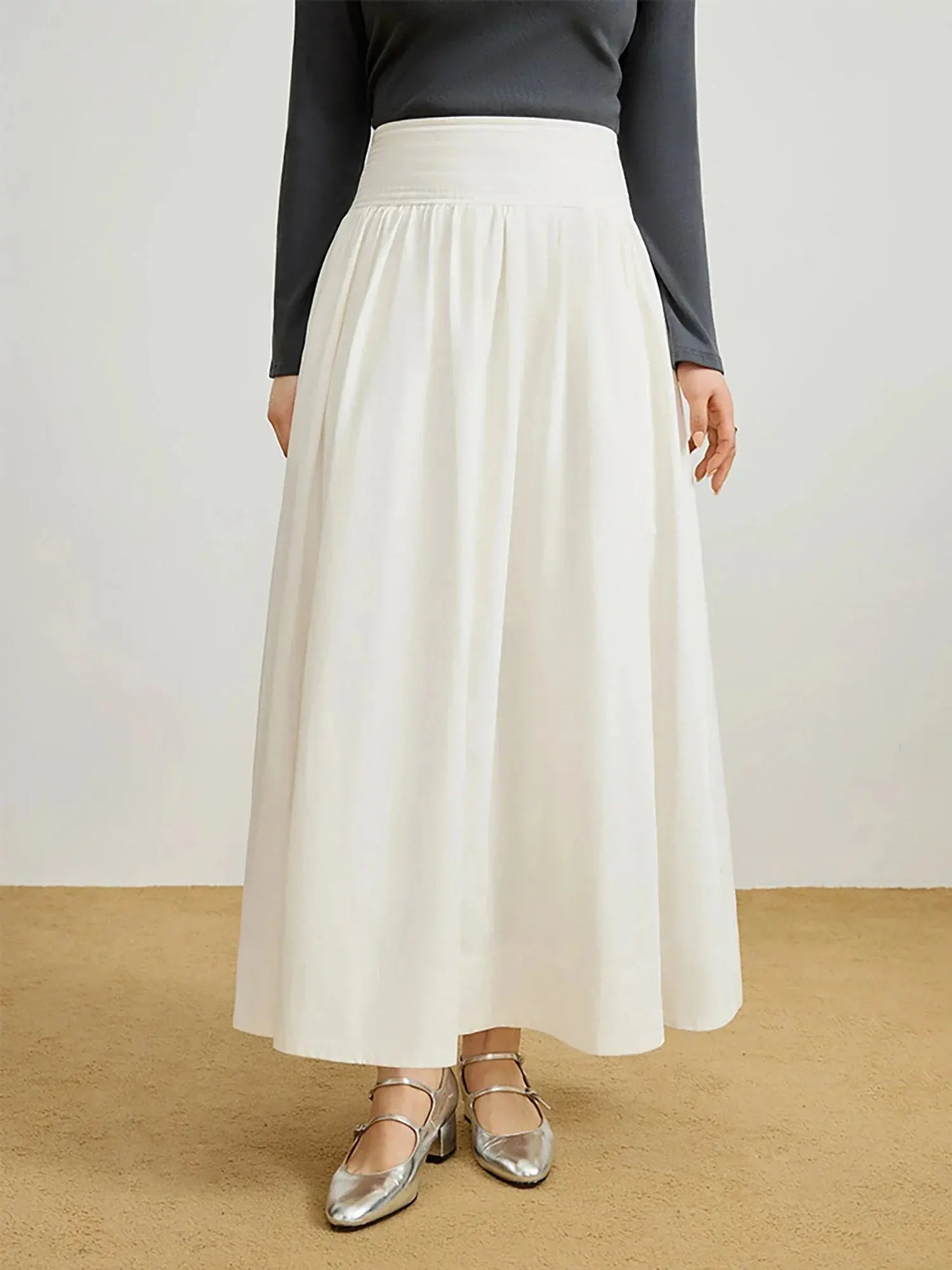 Plus Size Wide Waist Umbrella Skirt