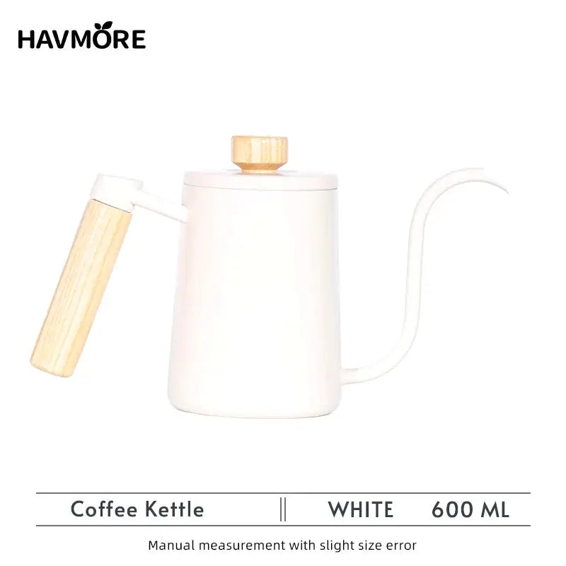 Stainless Steel 600ml Long Gooseneck Spout Barista Espresso Coffee Makers