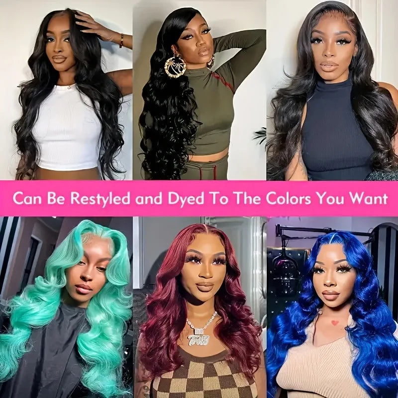 Body Wave Lace Front Human Hair Wigs 200 Density 13x4 Glueless Body Wave Human Hair Wigs For Woman 13x6 HD Lace Human Hair Wig