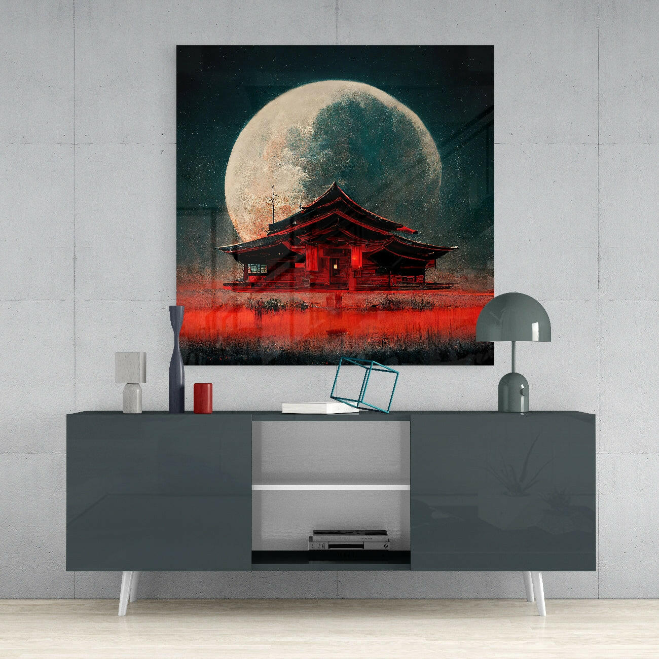 Monkeys' Home Glass Wall Art || Designer Collection