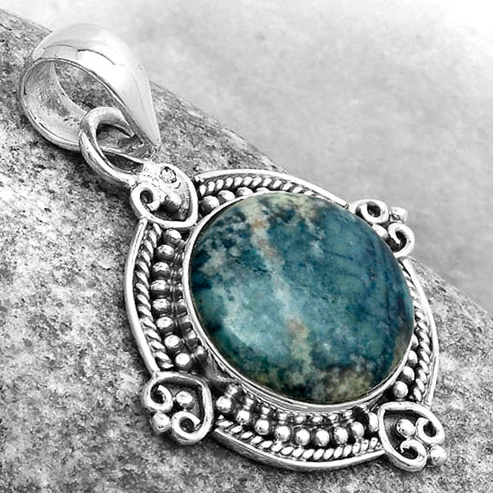 Natural Blue Scheelite - Turkey Pendant P-1040 SDP121035-2