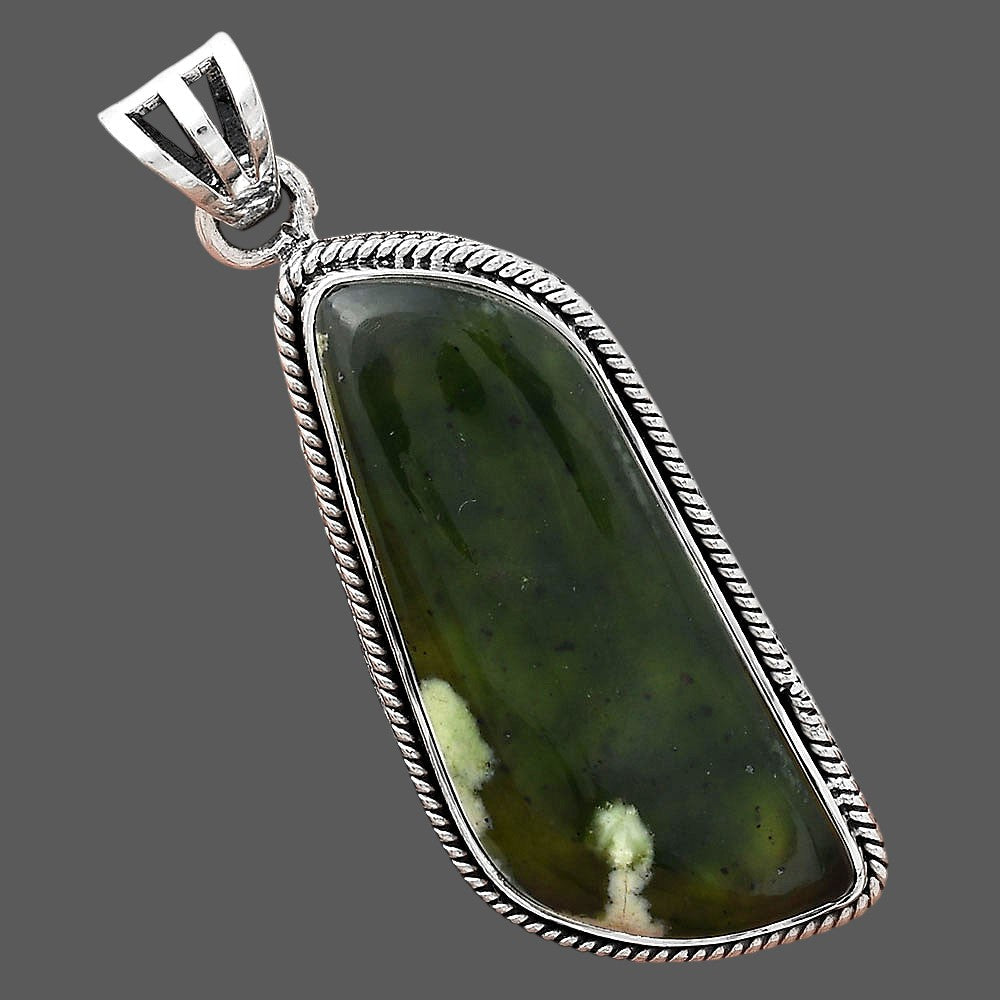 Natural Chrome Chalcedony Pendant P-1056 SDP156207-2