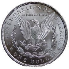 SILVER ONE DOLLAR COIN OR PESO DE PLATA DE ONE DOLLAR