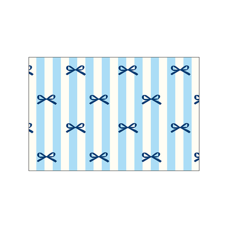 Blue Bow Knot Entryway Doormat-8