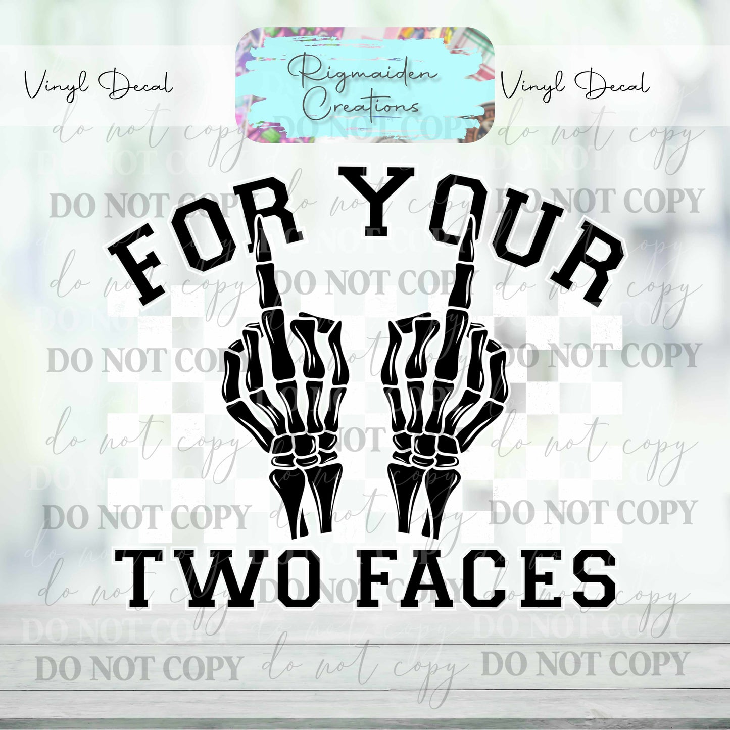 Two Face 2 Vinyl Decal