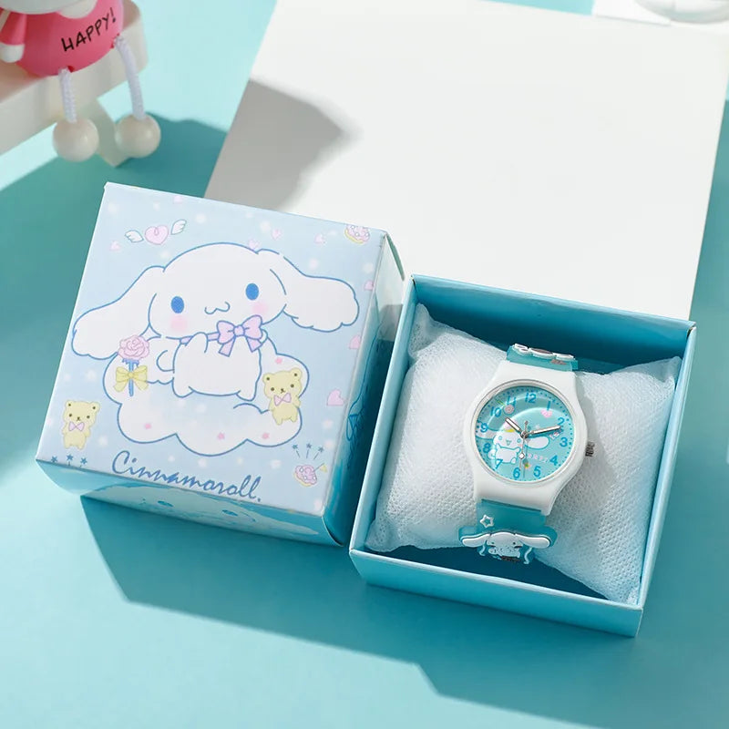 Hello Kitty and Friends 3D Silicone Jelly Watches with box Cinnamoroll Kuromi Melody