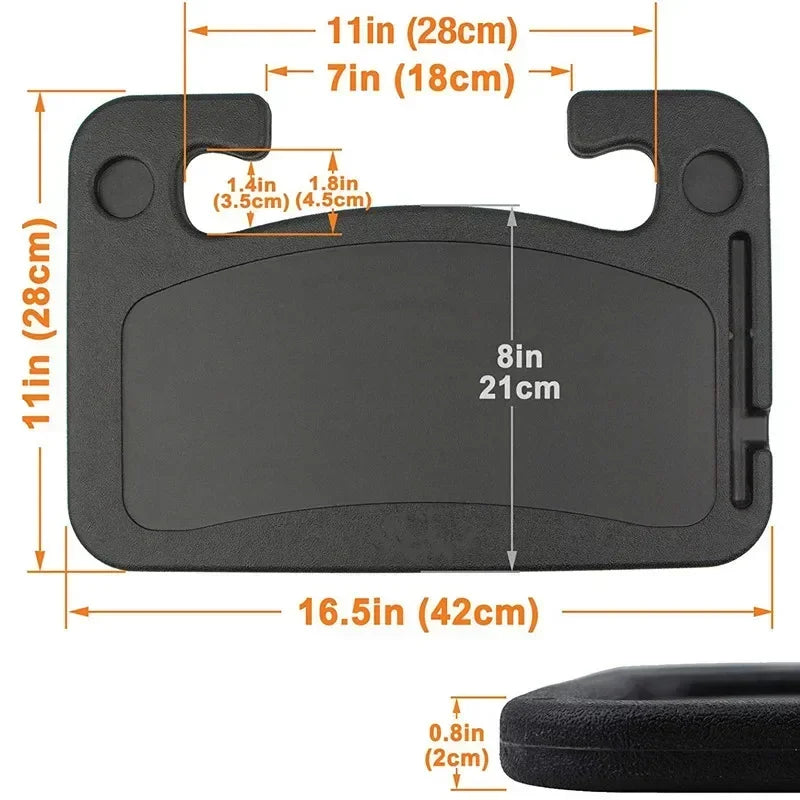 Multifunctional Car Table Holder Steering Wheel Car Laptop Computer Desk Mount Stand Table Work Cart Drink Food Coffee Holder