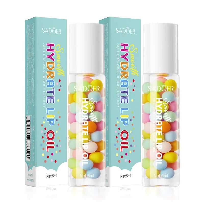Macaron Moisturizing Lip Oil Plumper - Hydrating Lip Balm