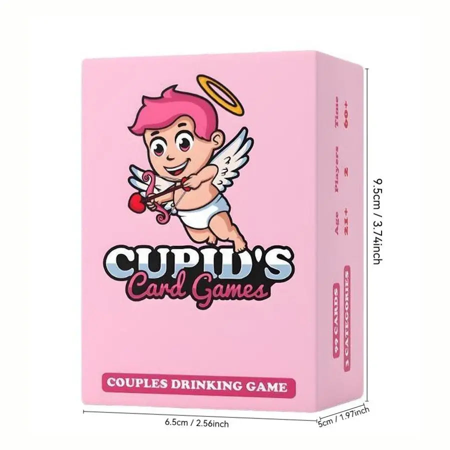 Cupid Card Game Couples Drinking Game for Adult Dating Nights Bedroom Game for Male and Female Pairs Valentine's Day Gift