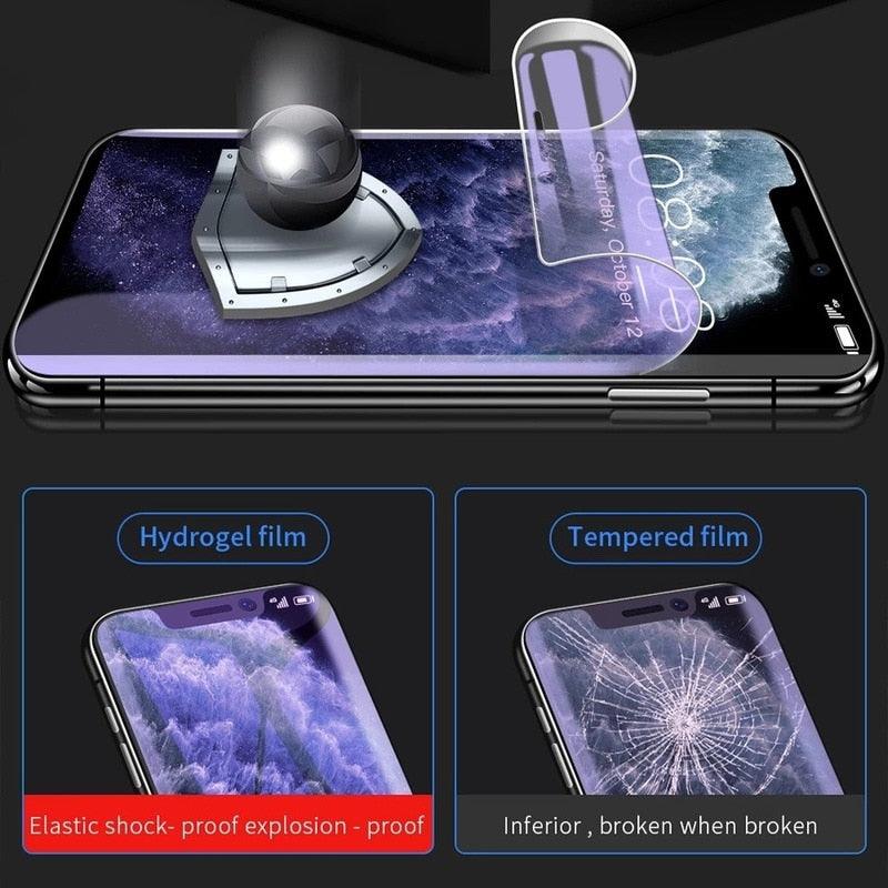 4pcs Anti Spy Privacy Soft Hydrogel Film For iPhone 13 12 11 14 Pro Max Mini X XR XS Max 6 14 7 8 Plus 12pro 13 Screen Protector Tempered Glass Screen Protector Guard for iPhone HD Clear Scratch Resistant Anti-Fingerprint Tempered Glass Film