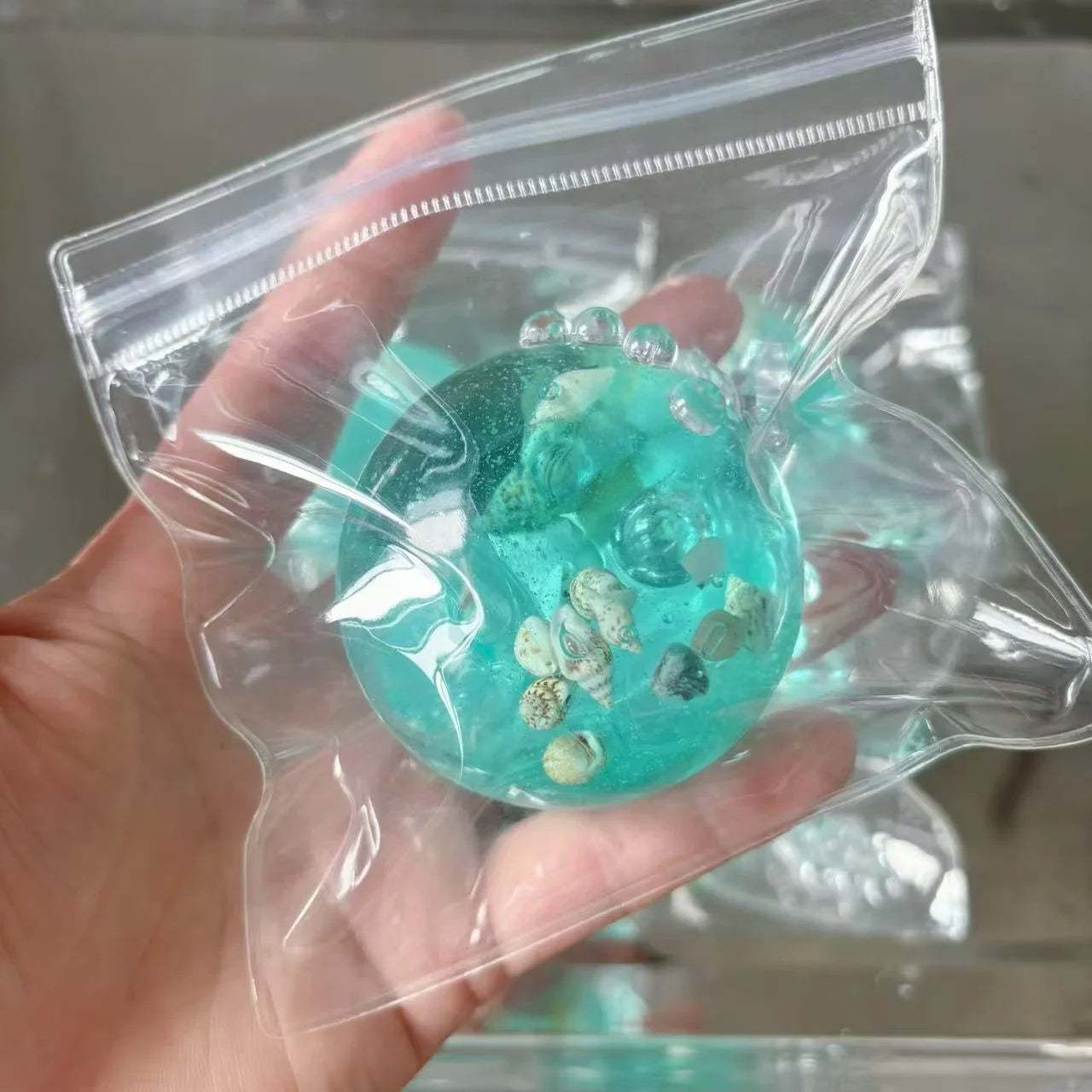 Adult Squishy Ocean Stress Ball | Maltose Water Ball Fidget Sensory Toy