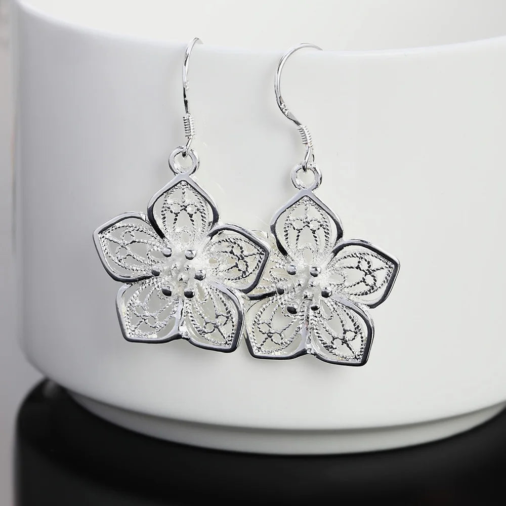 High Quality Jewelry 925 Sterling Silver Earrings