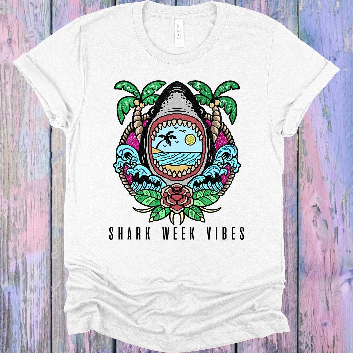 Shark Week Vibes Graphic Tee