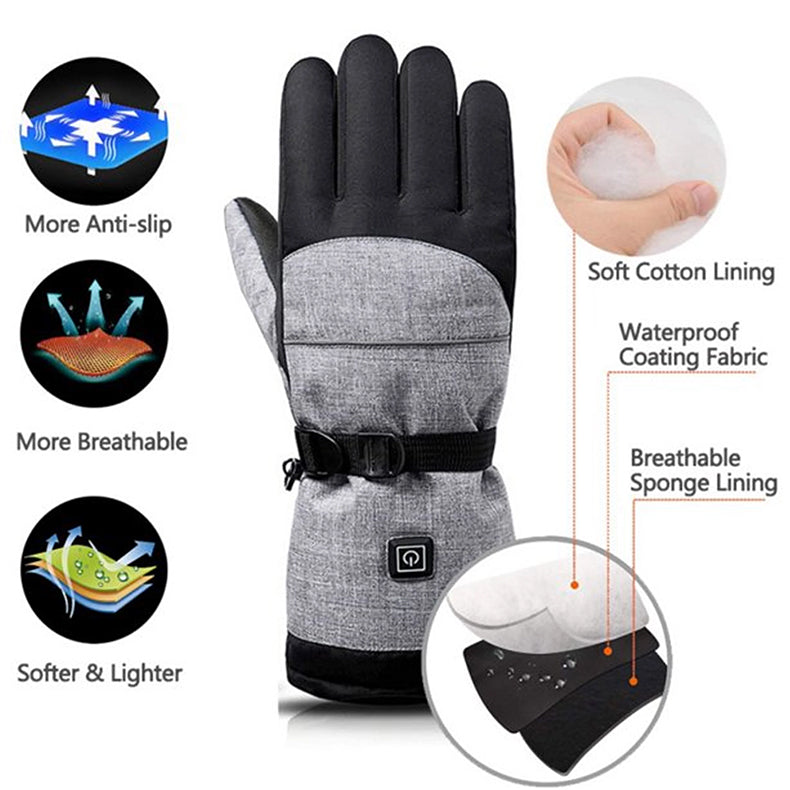 Electronic heat gloves