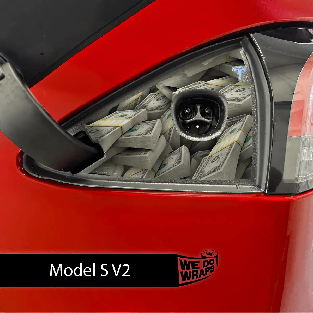 Stacks on Stacks Tesla Charge Port Wrap | Model S