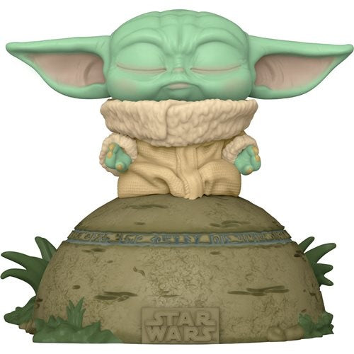 Star Wars: The Mandalorian The Child Using the Force Deluxe Pop!