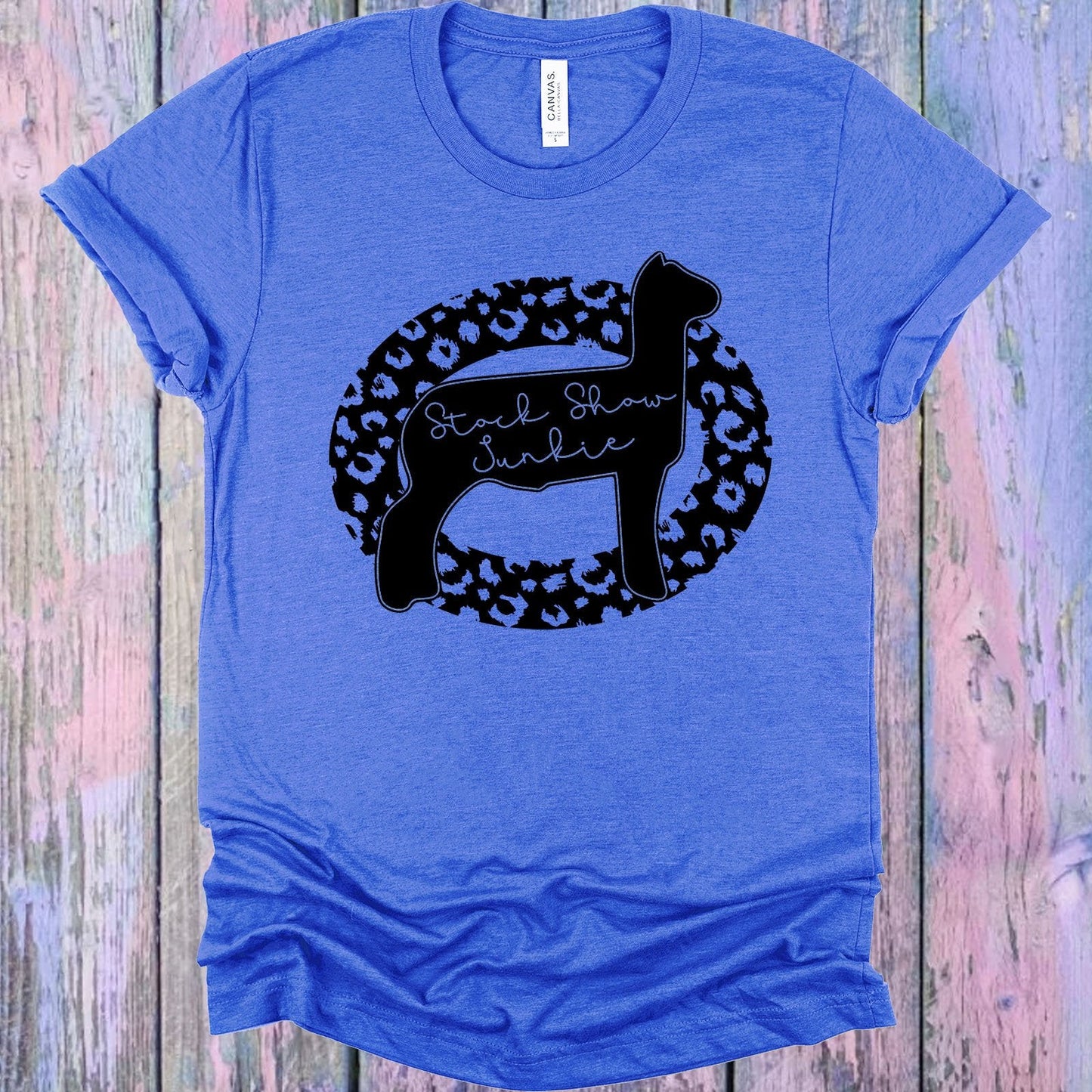 Stock Show Junkie Sheep Graphic Tee