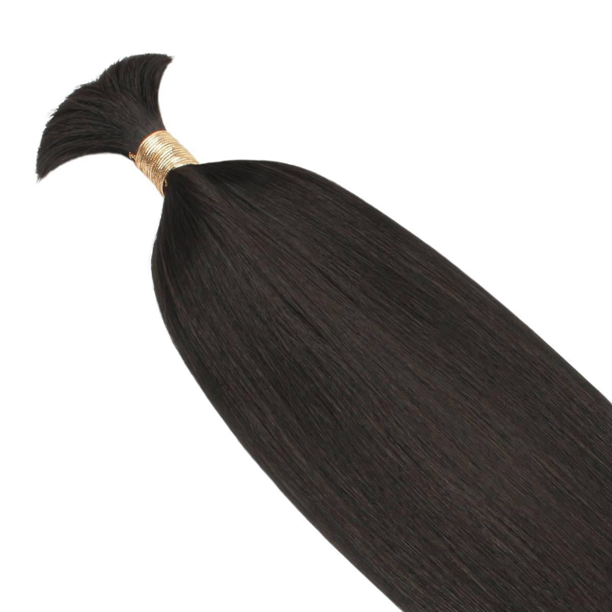 Straight Bulk 100% Human Braiding Hair