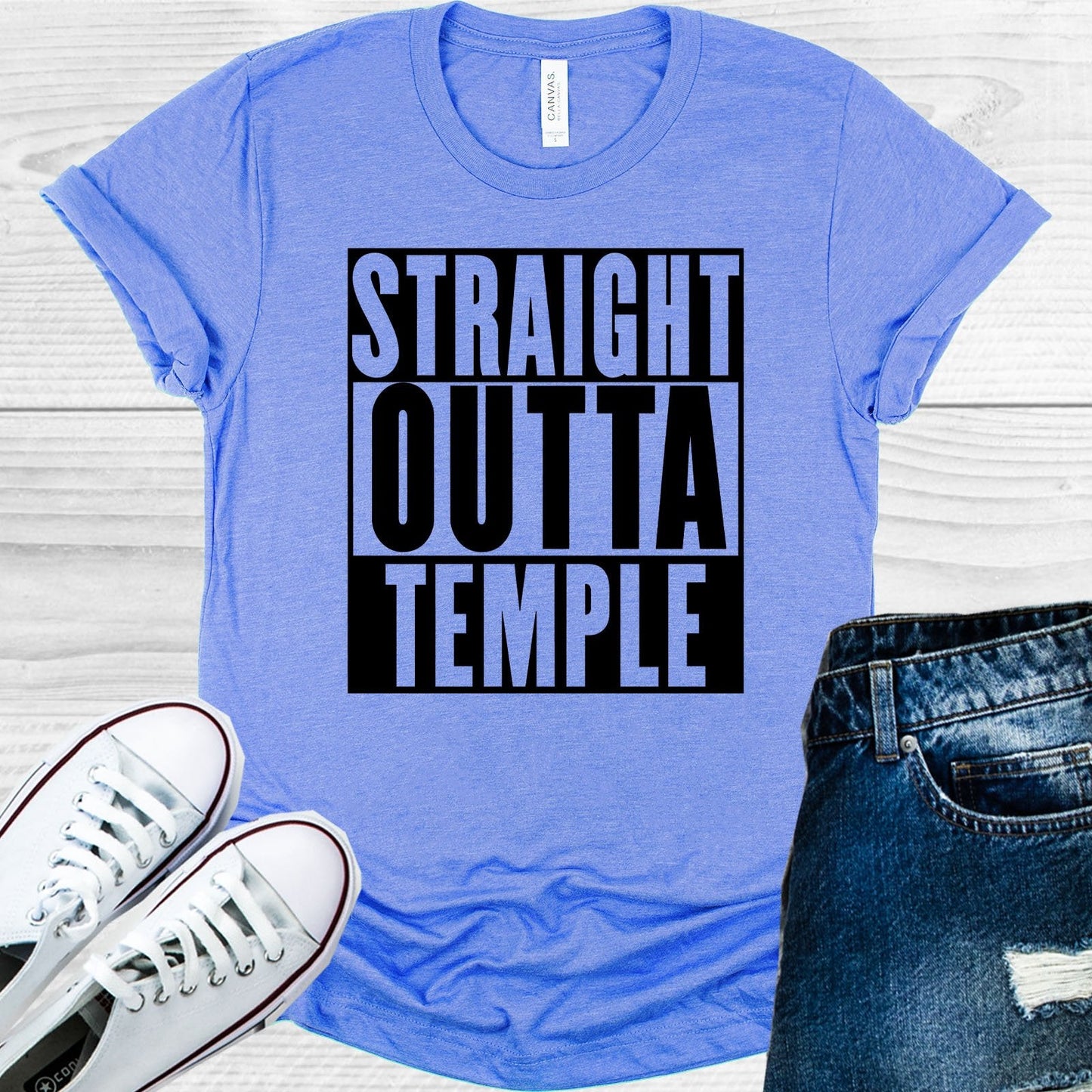 Straight Outta Temple Graphic Tee