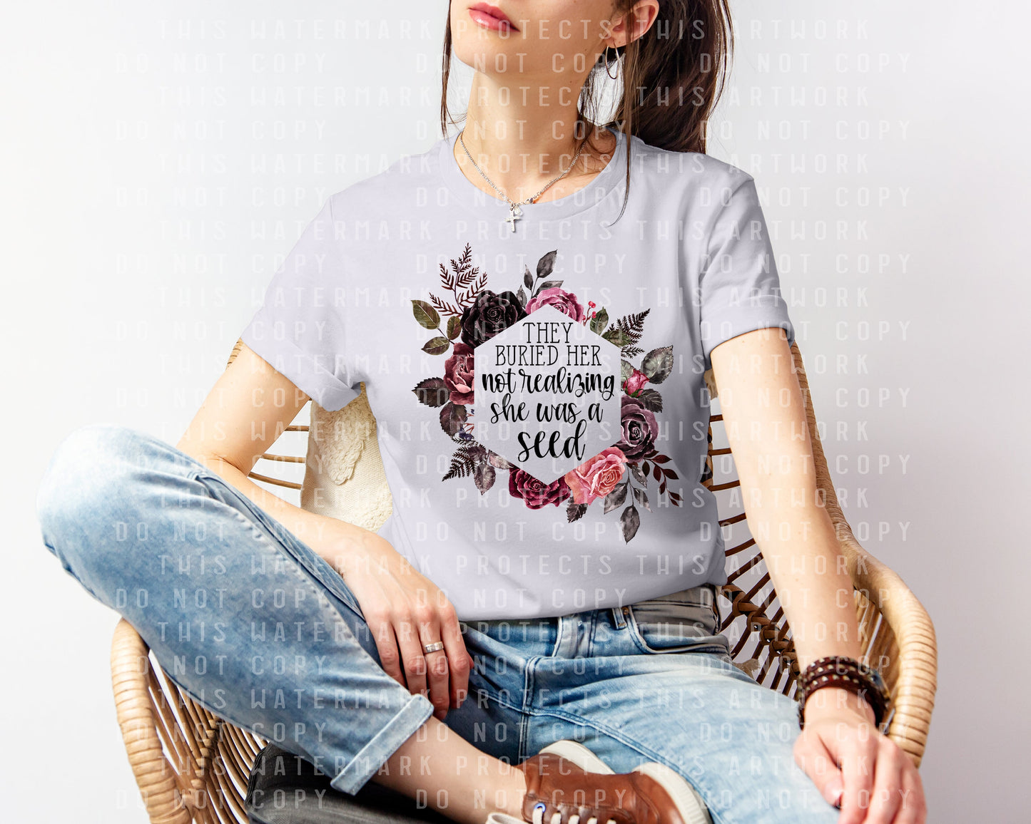 They Buried Her Not Realizing She Was a Seed Graphic Tee