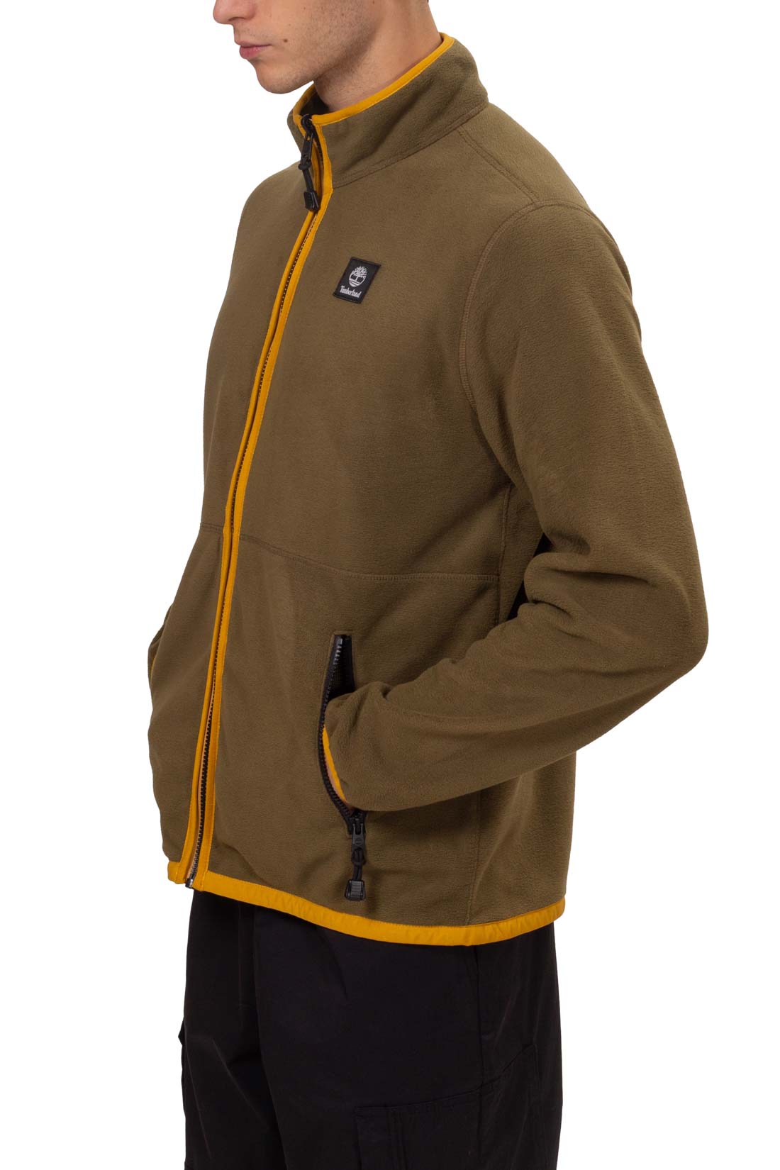 TIMBERLAND - Men's logo fleece with zip fastening - Size XL-9