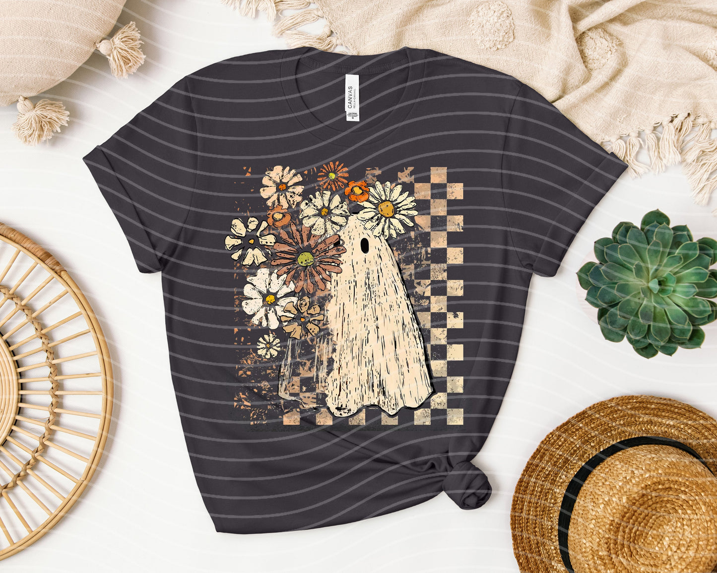 Floral Ghost Graphic Tee