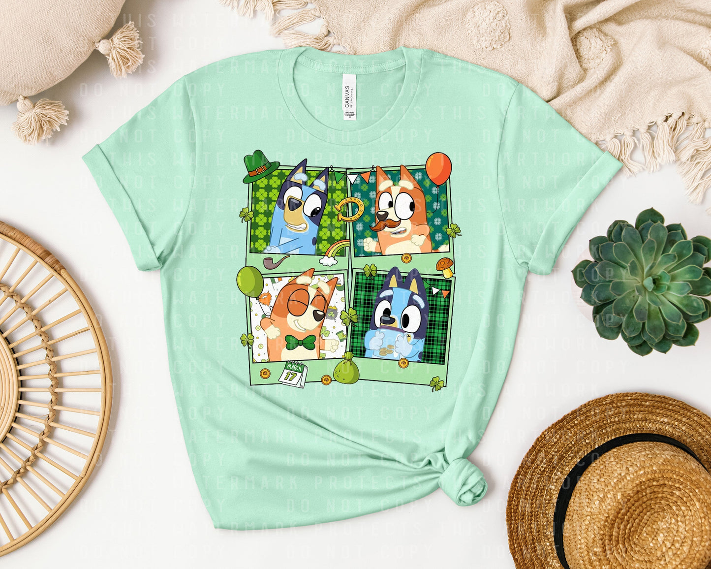 Lucky Bluey Graphic Tee