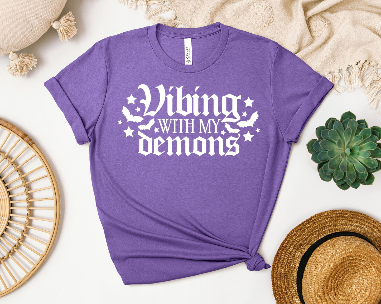 Vibing with My Demons Graphic Tee