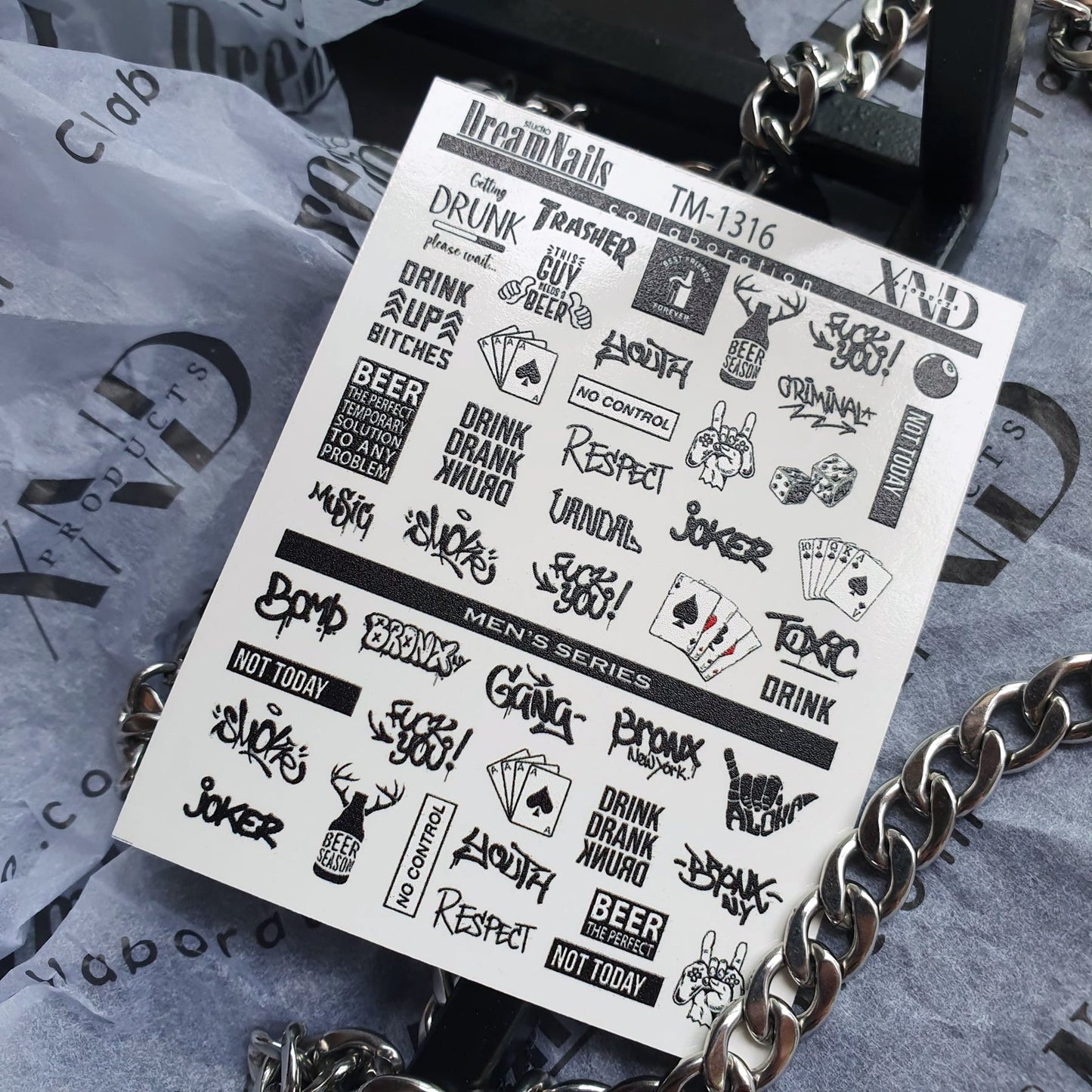 TM-1316 NAIL DECAL 2D-2