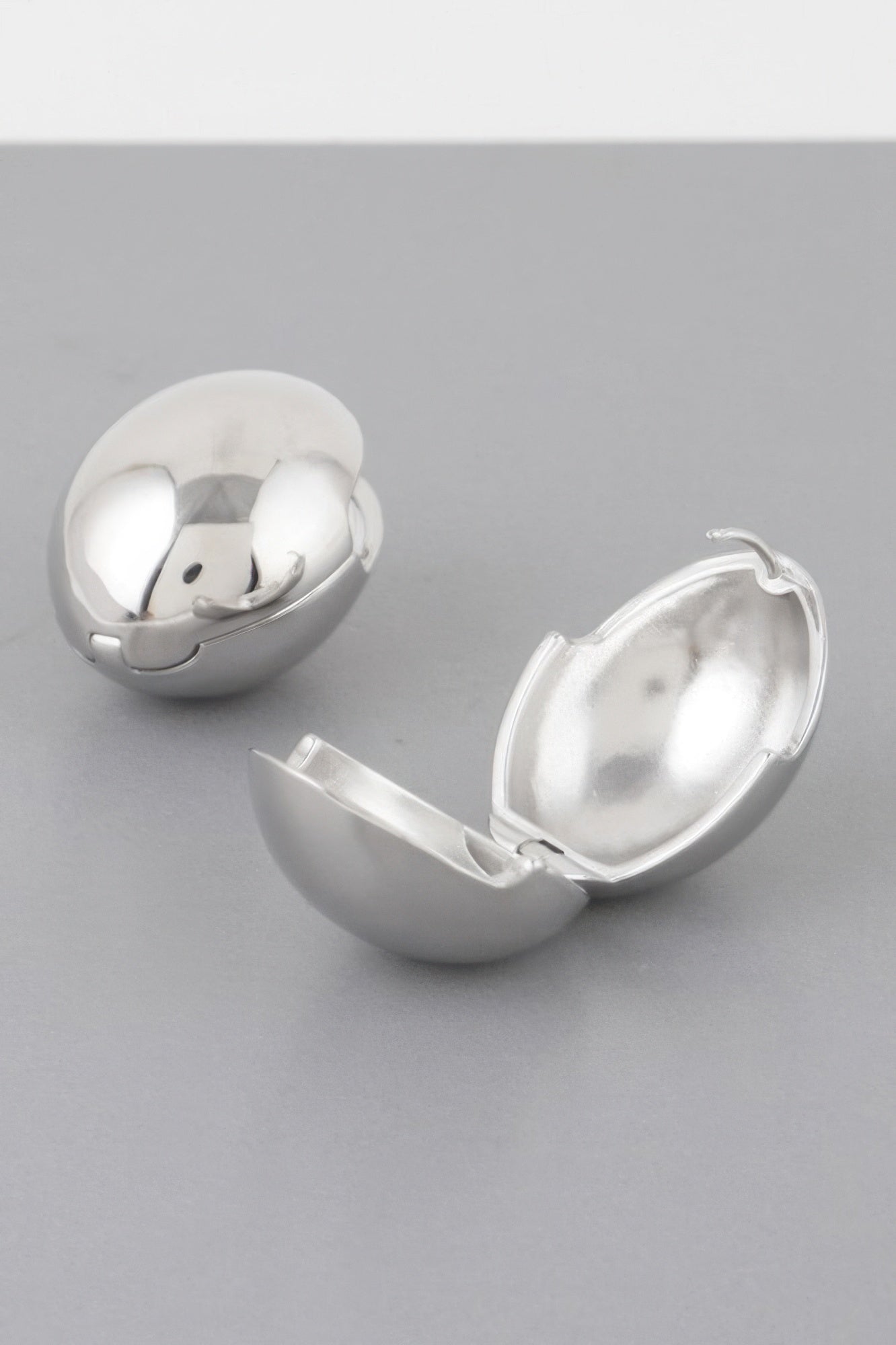 TRIBECA Empty Shell Clasp Earrings: NYFW BYMANYC ® New York-3