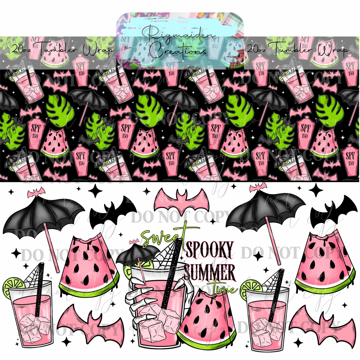 Sweet Sips - 20oz Tumbler Wrap