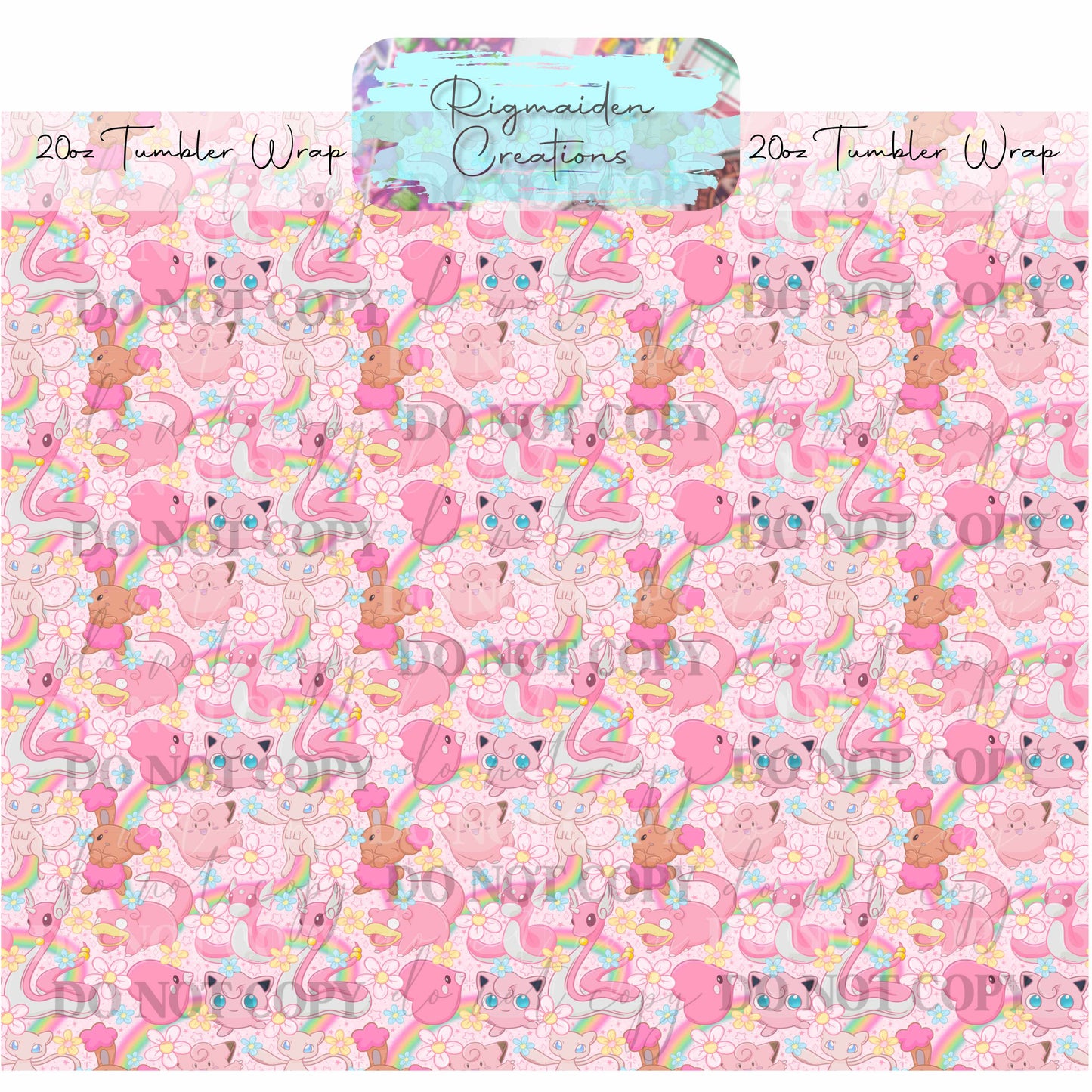 Aqua Critter - 20oz Tumbler Wrap {Multiple}