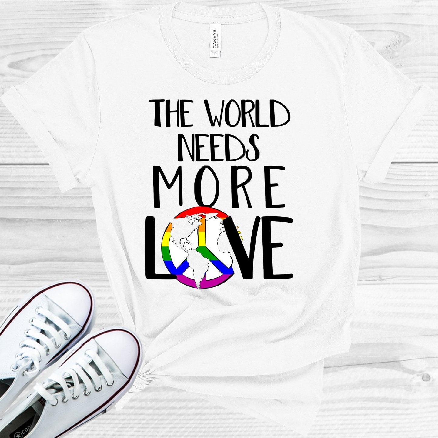 The World Needs More Love Graphic Tee