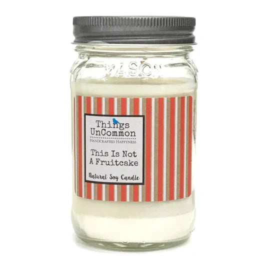 This is Not a Fruitcake Modern Mason Candle-0
