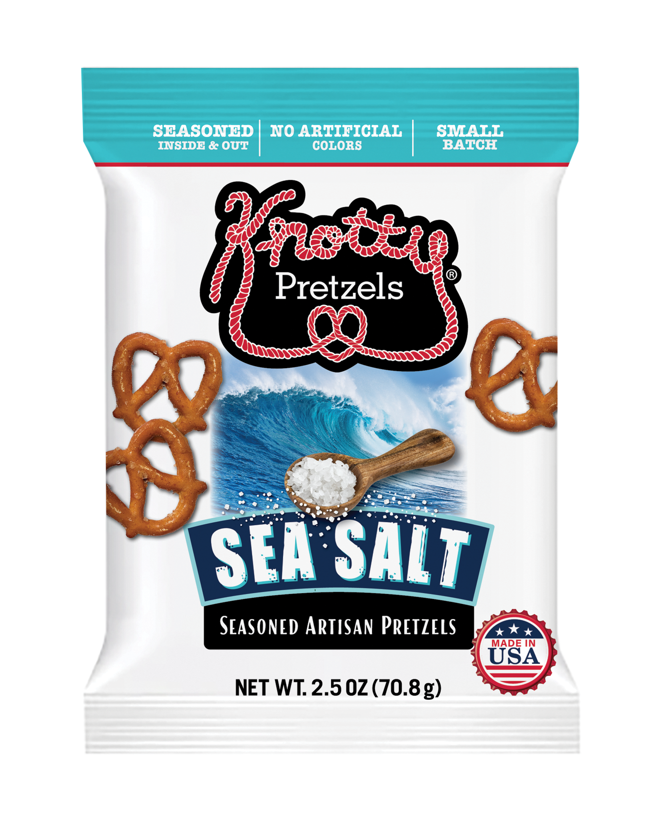 Sea Salt Pretzels Snack Bag-0