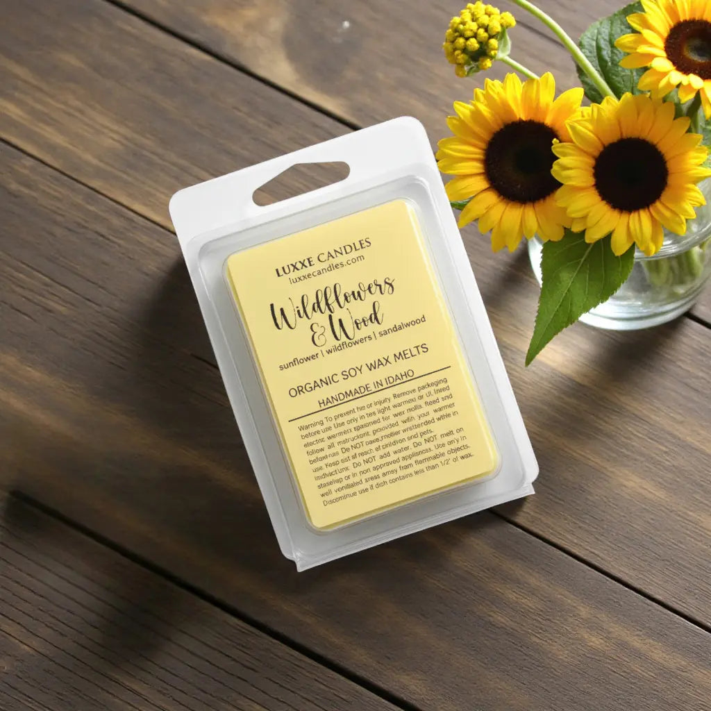 Wildflowers & Wood Mason | Organic Soy Candle