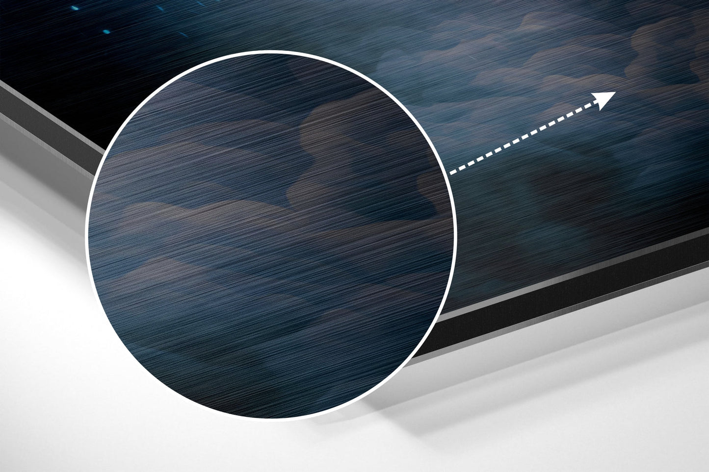 Man Brushed Aluminum Dibond Wall Art