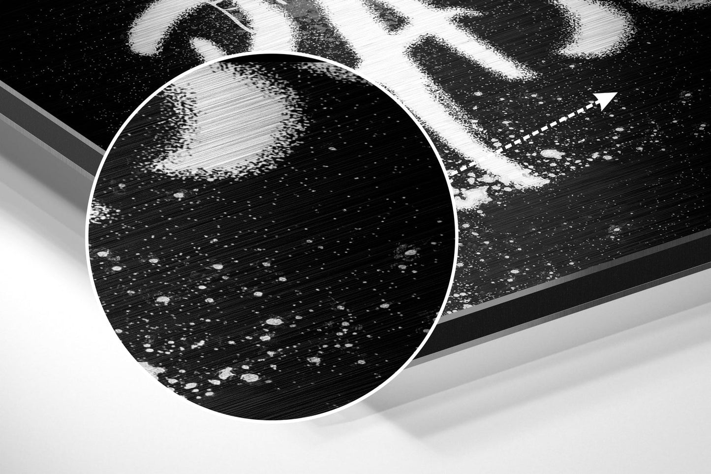 Basquiat Brushed Aluminum Dibond Wall Art