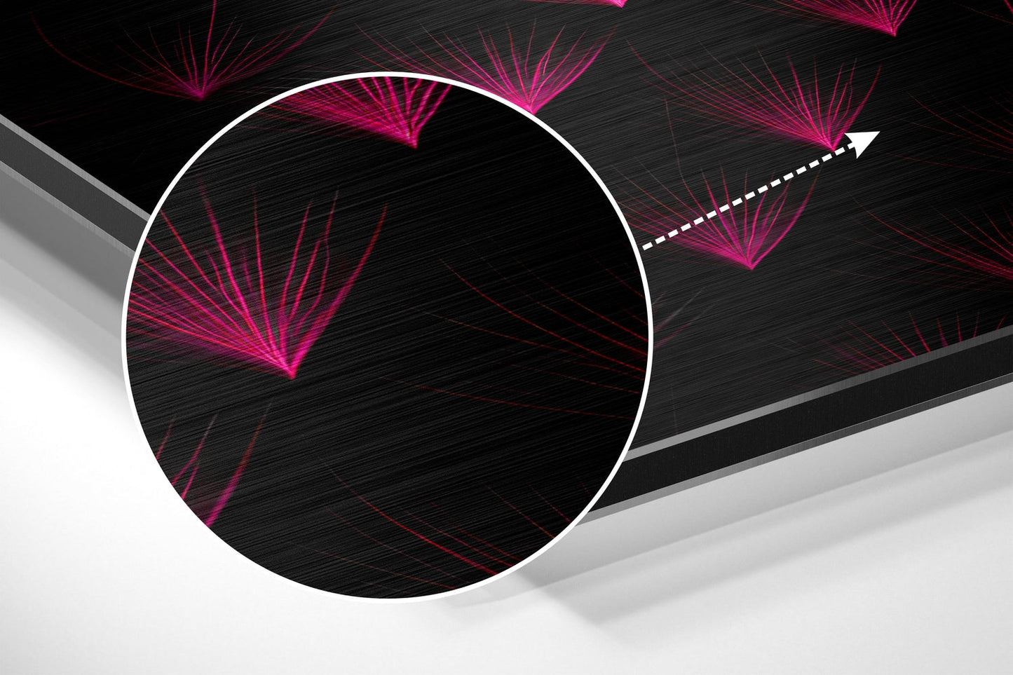 Lotus Brushed Aluminum Dibond Wall Art