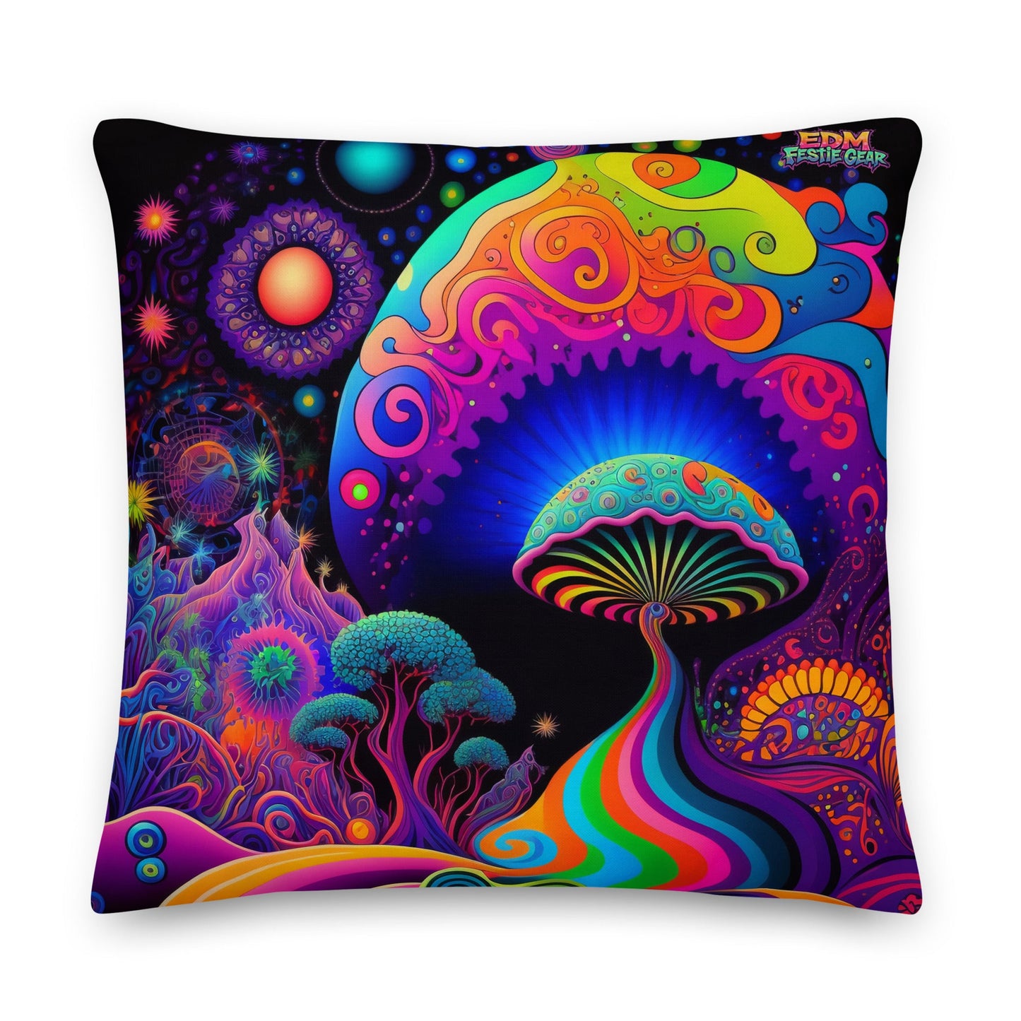Space Fantasy Premium Pillow For EDM Rave Festival Outfit Clothing