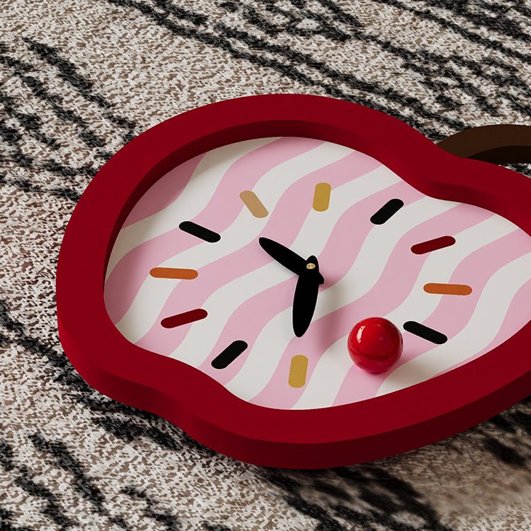 Whimsy Apple Shaped Clock-4